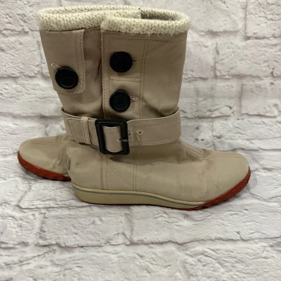 Sorel Milano Breve NL1741-102 Boot Women's 5.5 Beige Off White Waterproof - Picture 1 of 9